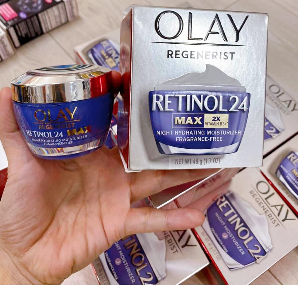 Kem dưỡng da ban đêm Olay Regenerist Retinol 24 Max 2x Vitamin B3 Kem dưỡng da ban đêm Olay Regenerist Retinol 24 Max 2x Vitamin B3 - Yêu Hàng Ngoại