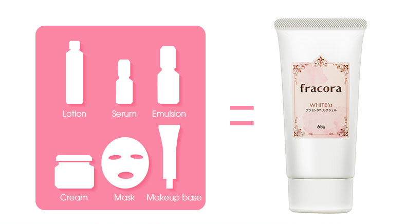 Kem dưỡng nhau thai Fracora White’st Placenta Rich Gel Nhật Bản Kem dưỡng nhau thai Fracora White’st Placenta Rich Gel Nhật Bản - Yêu Hàng Ngoại