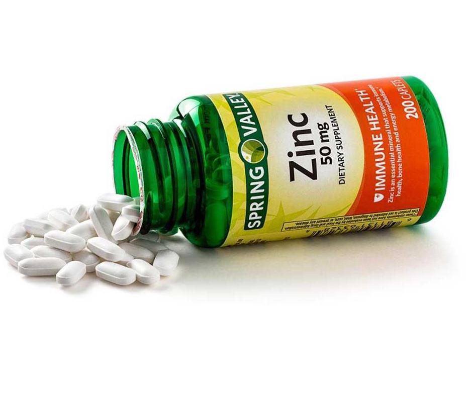 Viên uống bổ sung Kẽm Spring Valley Zinc 50mg Viên uống bổ sung Kẽm Spring Valley Zinc 50mg - Yêu Hàng Ngoại