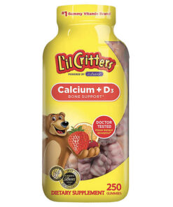 Kẹo dẻo bổ sung Canxi L’il Critters Calcium + Vitamin D3