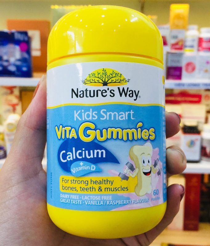 Kẹo dẻo Nature's Way Kids Smart Vita Gummies Calcium + Vitamin D Kẹo dẻo Nature's Way Kids Smart Vita Gummies Calcium + Vitamin D - Yêu Hàng Ngoại