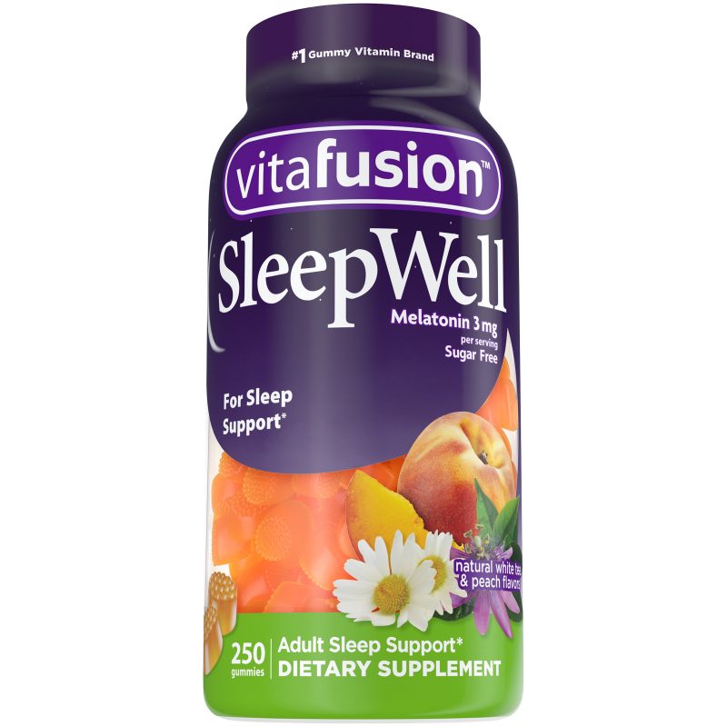 Kẹo dẻo hỗ trợ ngủ ngon Vitafusion Sleep Well Melatonin 3mg Kẹo dẻo hỗ trợ ngủ ngon Vitafusion Sleep Well Melatonin 3mg - Yêu Hàng Ngoại
