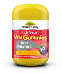 Kẹo dẻo Nature's Way Kids Smart Vita Gummies Iron + Vitamin C