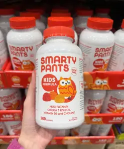 Kẹo Dẻo Vitamin Tổng Hợp Cho Bé SmartyPants Kids Formula Multivitamin & Omega-3 – Hộp 180 Viên (Mỹ)