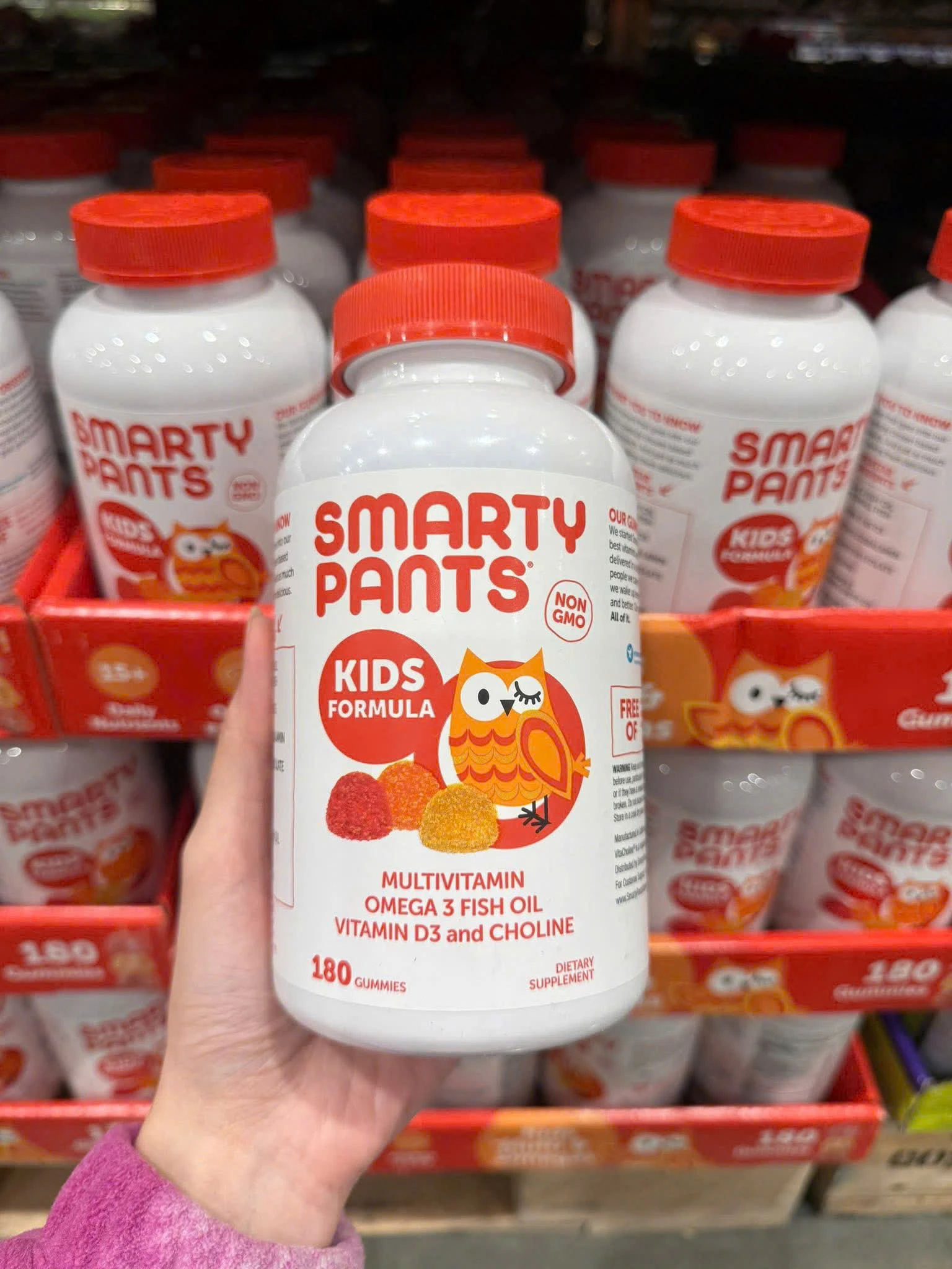 Kẹo Dẻo Vitamin Tổng Hợp Cho Bé SmartyPants Kids Formula Multivitamin & Omega-3 – Hộp 180 Viên (Mỹ) Kẹo Dẻo Vitamin Tổng Hợp Cho Bé SmartyPants Kids Formula Multivitamin & Omega-3 – Hộp 180 Viên (Mỹ)