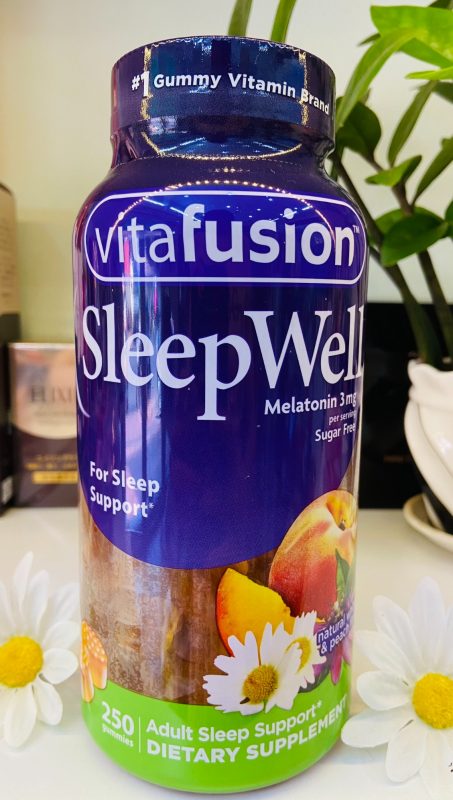 Kẹo dẻo hỗ trợ ngủ ngon Vitafusion Sleep Well Melatonin 3mg Kẹo dẻo hỗ trợ ngủ ngon Vitafusion Sleep Well Melatonin 3mg - Yêu Hàng Ngoại