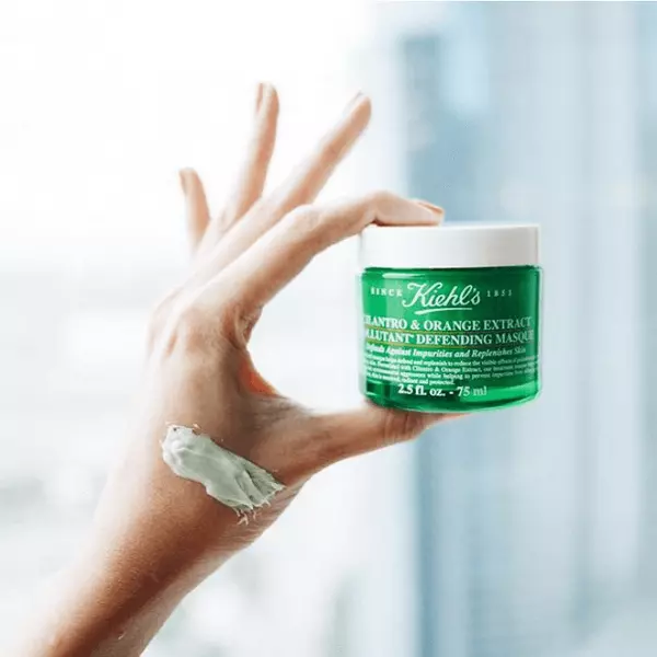 Mặt nạ ngủ Kiehl's Cilantro & Orange Extract Pollutant Defending Masque Mặt nạ ngủ Kiehl's Cilantro & Orange Extract Pollutant Defending Masque - Yêu Hàng Ngoại