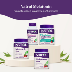 Alternative view of Kẹo dẻo giúp ngủ ngon Natrol Gummies Melatonin Sleep 5mg