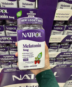 Kẹo dẻo giúp ngủ ngon Natrol Gummies Melatonin Sleep 5mg