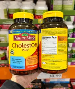 Viên uống giảm mỡ máu Cholesterol Nature Made CholestOff Plus