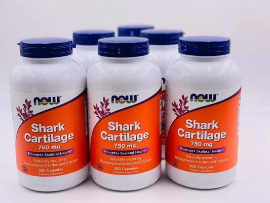 Viên uống Sụn cá mập NOW Shark Cartilage 750mg Viên uống Sụn cá mập NOW Shark Cartilage 750mg - Yêu Hàng Ngoại
