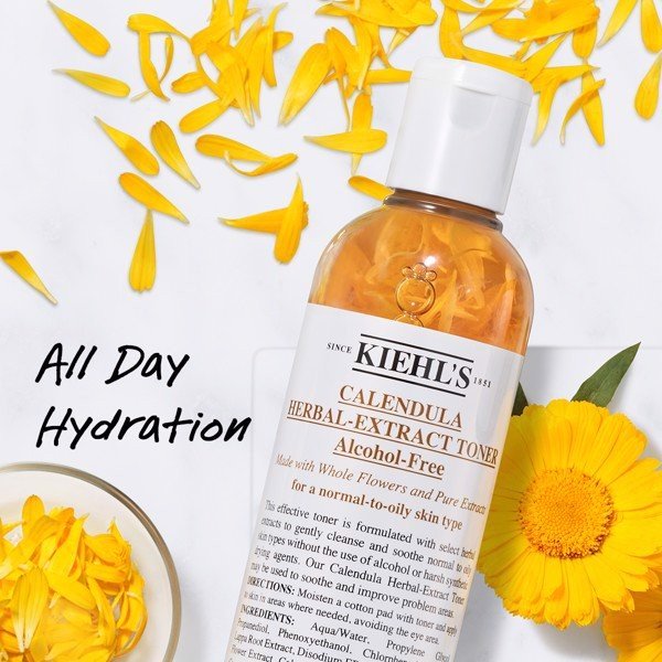 Nước hoa hồng hoa cúc Kiehl's Calendula Herbal Extract Toner Alcohol – Free Nước hoa hồng hoa cúc Kiehl's Calendula Herbal Extract Toner Alcohol – Free - Yêu Hàng Ngoại
