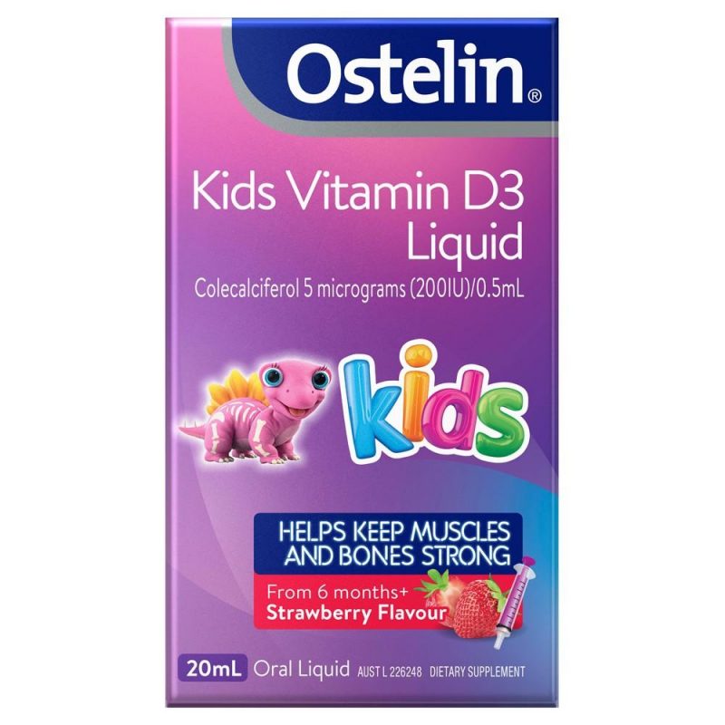Ostelin Kids Vitamin D3 Liquid cho dạng lỏng Ostelin Kids Vitamin D3 Liquid cho dạng lỏng - Yêu Hàng Ngoại