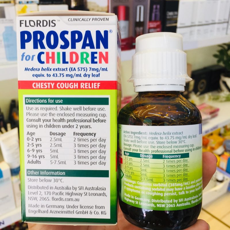Siro hỗ trợ ho cho bé và người lớn Flordis Prospan For Children Siro hỗ trợ ho cho bé và người lớn Flordis Prospan For Children - Yêu Hàng Ngoại