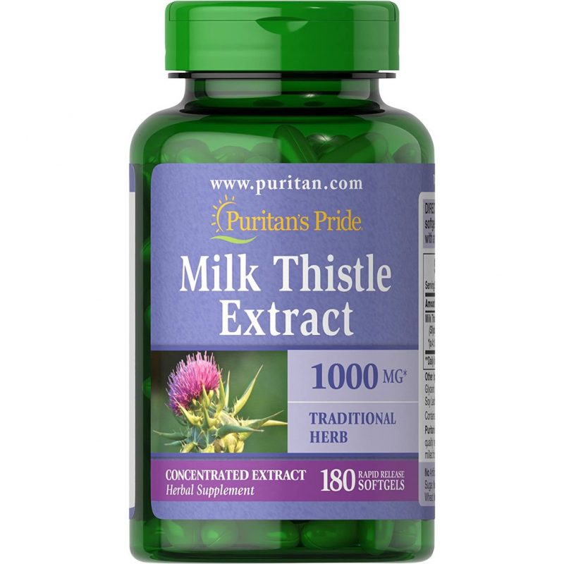 Viên uống bổ gan Puritan's Pride Milk Thistle Extract 1000mg Viên uống bổ gan Puritan's Pride Milk Thistle Extract 1000mg - Yêu Hàng Ngoại