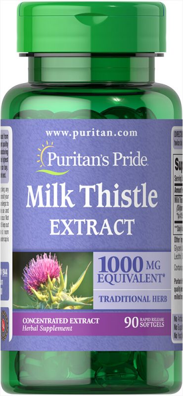 Viên uống bổ gan Puritan's Pride Milk Thistle Extract 1000mg Viên uống bổ gan Puritan's Pride Milk Thistle Extract 1000mg - Yêu Hàng Ngoại
