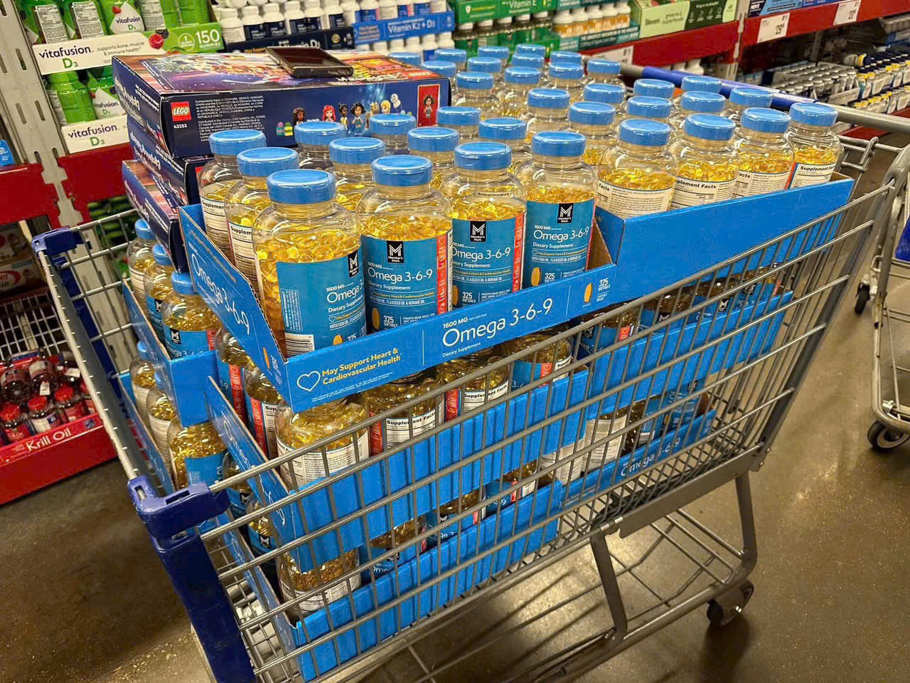 Viên Uống Dầu Cá Omega 3-6-9 Supports Heart Health Member’s Mark Mỹ Viên Uống Dầu Cá Omega 3-6-9 Supports Heart Health Member’s Mark Mỹ - Yêu Hàng Ngoại