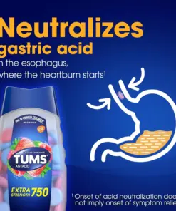 Viên Nhai Hỗ Trợ Dạ Dày TUMS Extra Strength 750mg Mỹ Viên Nhai Hỗ Trợ Dạ Dày TUMS Extra Strength 750mg Mỹ - Yêu Hàng Ngoại