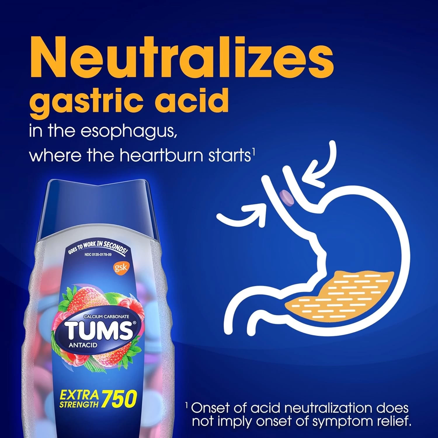 Viên Nhai Hỗ Trợ Dạ Dày TUMS Extra Strength 750mg Mỹ Viên Nhai Hỗ Trợ Dạ Dày TUMS Extra Strength 750mg Mỹ - Ảnh 6