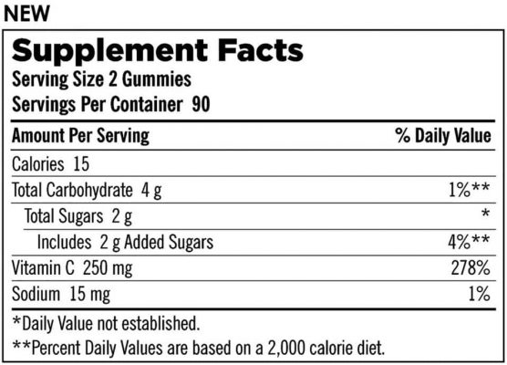 Kẹo dẻo Vitamin C Kirkland Signature Adult Gummies C 250mg Kẹo dẻo Vitamin C Kirkland Signature Adult Gummies C 250mg - Yêu Hàng Ngoại