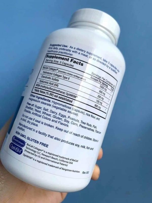 Viên uống Nature’s Lab Hyaluronic Acid BioCell Collagen + OptiMSM Viên uống Nature’s Lab Hyaluronic Acid BioCell Collagen + OptiMSM - Yêu Hàng Ngoại