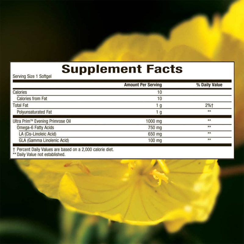 Viên uống tinh dầu hoa anh thảo Trunature Evening Primrose Oil Viên uống tinh dầu hoa anh thảo Trunature Evening Primrose Oil - Yêu Hàng Ngoại