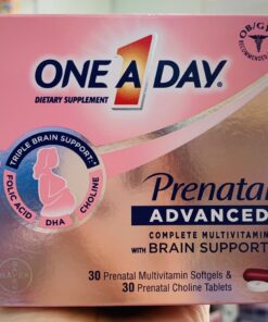 Viên bổ bà bầu One A Day Prenatal Advanced Complete with Brain Support Viên bổ bà bầu One A Day Prenatal Advanced Complete with Brain Support - Yêu Hàng Ngoại