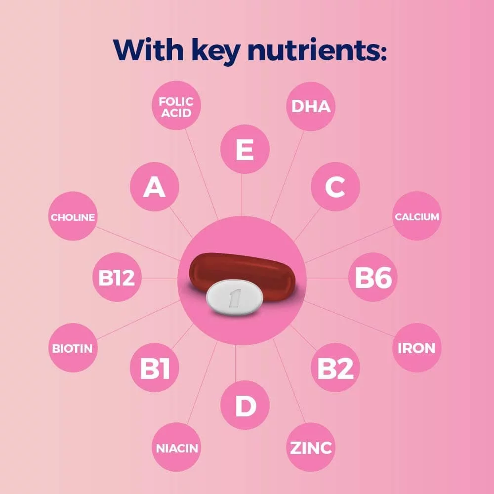 Viên bổ bà bầu One A Day Prenatal Advanced Complete with Brain Support Viên bổ bà bầu One A Day Prenatal Advanced Complete with Brain Support - Yêu Hàng Ngoại