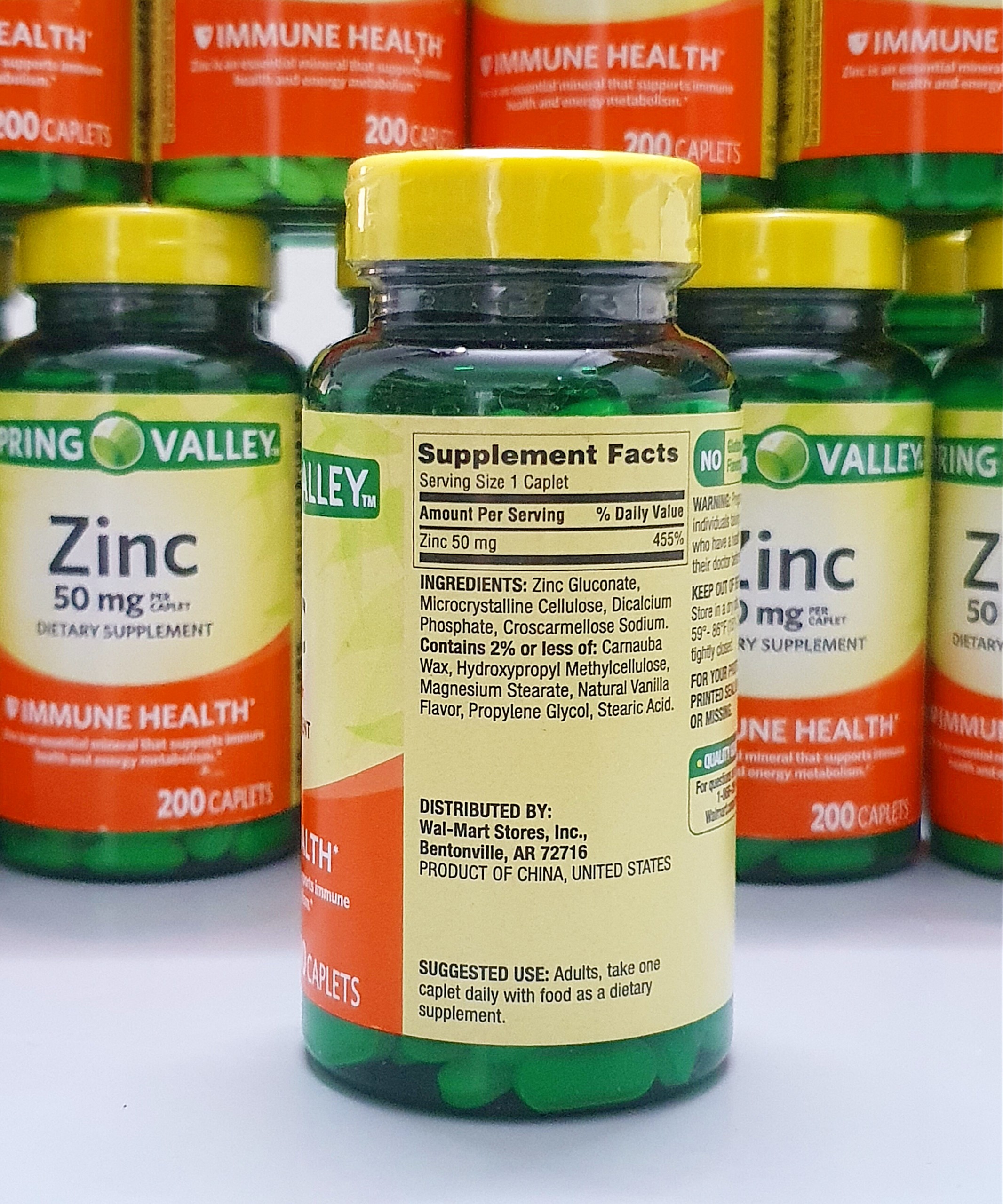 Viên uống bổ sung Kẽm Spring Valley Zinc 50mg Viên uống bổ sung Kẽm Spring Valley Zinc 50mg - Yêu Hàng Ngoại