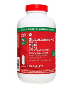 Viên bổ xương khớp Schiff Member’s Mark Glucosamine HCL 1500mg + MSM