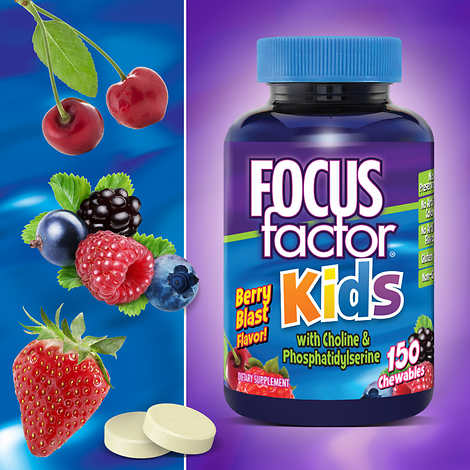 Kẹo nhai phát triển trí não cho bé Focus Factor Kids Kẹo nhai phát triển trí não cho bé Focus Factor Kids - Yêu Hàng Ngoại