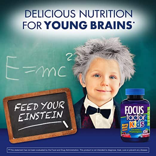 Kẹo nhai phát triển trí não cho bé Focus Factor Kids Kẹo nhai phát triển trí não cho bé Focus Factor Kids - Yêu Hàng Ngoại