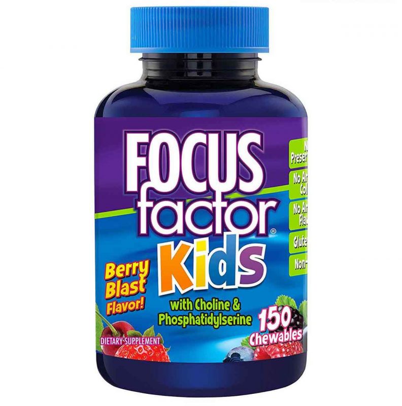 Kẹo nhai phát triển trí não cho bé Focus Factor Kids Kẹo nhai phát triển trí não cho bé Focus Factor Kids - Yêu Hàng Ngoại