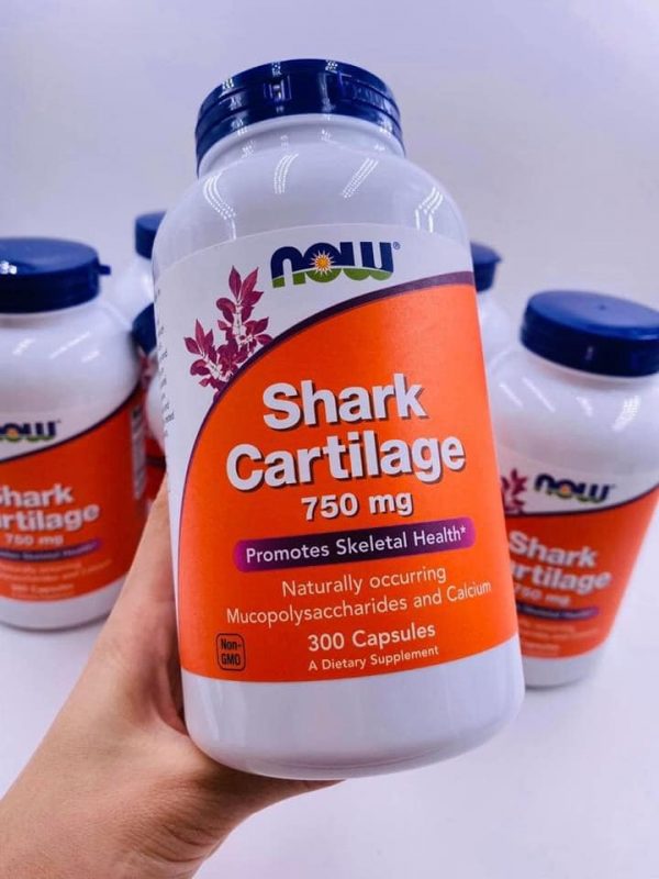 Viên uống Sụn cá mập NOW Shark Cartilage 750mg Viên uống Sụn cá mập NOW Shark Cartilage 750mg - Yêu Hàng Ngoại