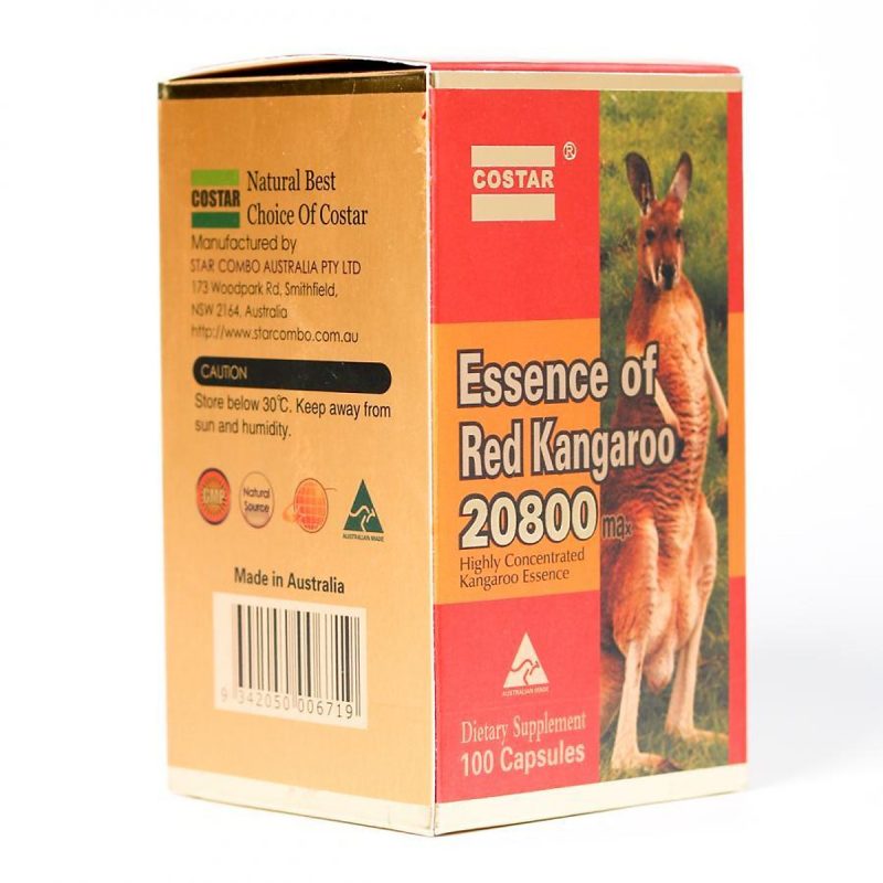 Viên tăng cường sinh lý Costar Essence of Red Kangaroo 20800 max Viên tăng cường sinh lý Costar Essence of Red Kangaroo 20800 max - Yêu Hàng Ngoại