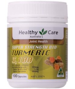 Viên tinh chất nghệ hỗ trợ đau dạ dày Healthy Care Turmeric 3100