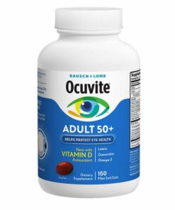 Viên uống bổ mắt Bausch + Lomb Ocuvite Adult 50+ dành cho người lớn tuổi