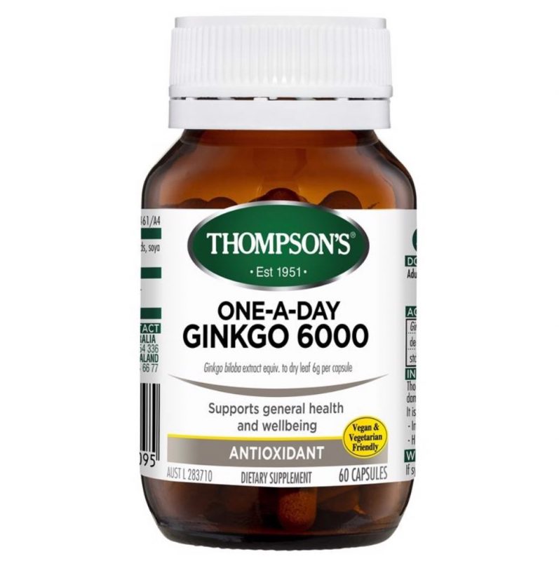 Viên uống Bổ não Thompson One-a-day Ginkgo 6000mg Viên uống Bổ não Thompson One-a-day Ginkgo 6000mg - Yêu Hàng Ngoại