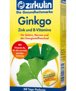 Viên uống bổ não Zirkulin Ginkgo Zink und B-Vitamine