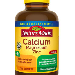 Viên uống bổ sung Calcium Magnesium Zinc + D3 Nature Made