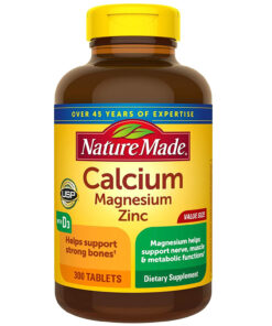 Viên uống bổ sung Calcium Magnesium Zinc + D3 Nature Made