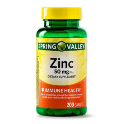 Viên uống bổ sung Kẽm Spring Valley Zinc 50mg