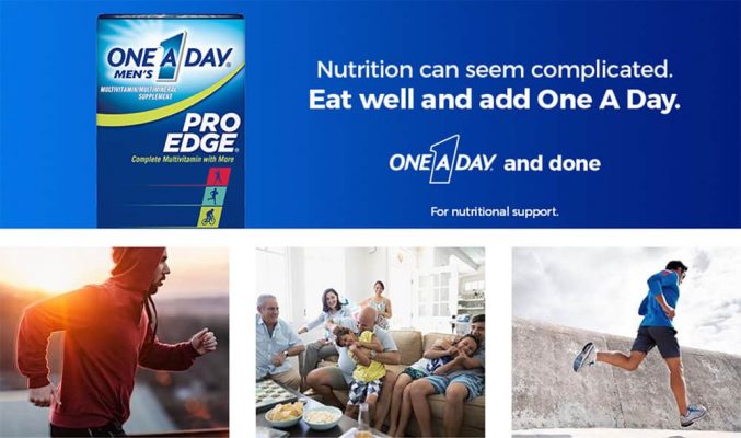 Viên uống bổ sung One A Day Men’s Pro Edge Multivitamin Viên uống bổ sung One A Day Men’s Pro Edge Multivitamin - Yêu Hàng Ngoại