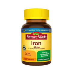 Viên uống bổ sung sắt Nature Made Iron 65 mg