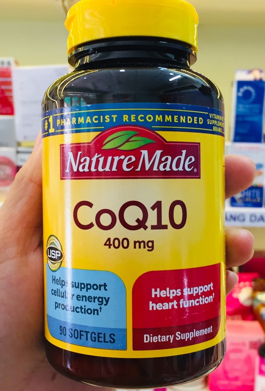 Viên uống hỗ trợ tim mạch Nature Made CoQ10 400mg Viên uống hỗ trợ tim mạch Nature Made CoQ10 400mg - Yêu Hàng Ngoại