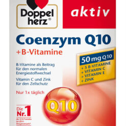 Viên uống bổ tim mạch Doppelherz Coenzym Q10 + B-Vitamine