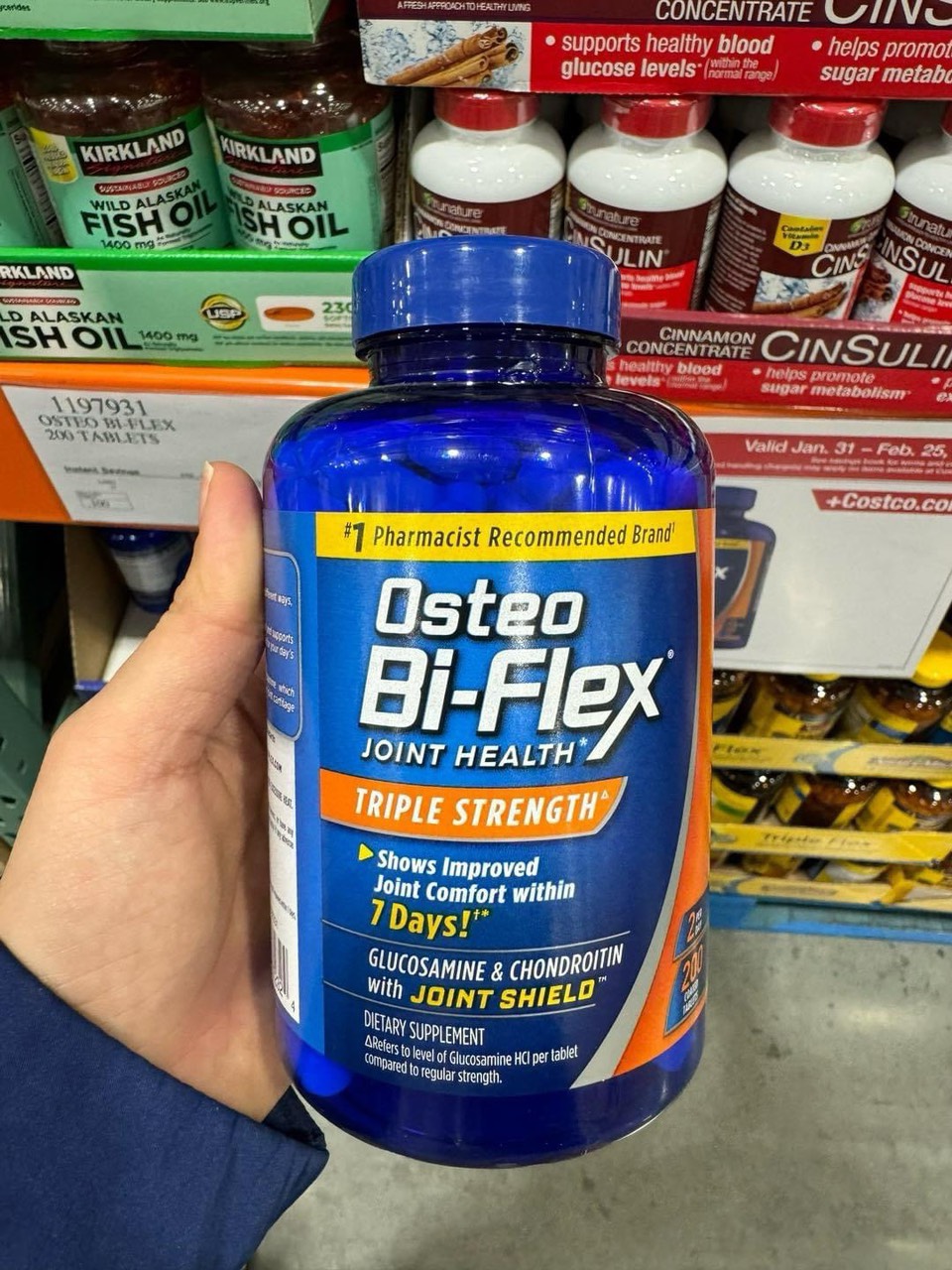 Viên uống bổ xương khớp Osteo Bi-Flex Triple Strength Viên uống bổ xương khớp Osteo Bi-Flex Triple Strength - Yêu Hàng Ngoại