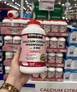Viên uống Kirkland Signature Calcium Citrate Magnesium & Zinc + Vitamin D3