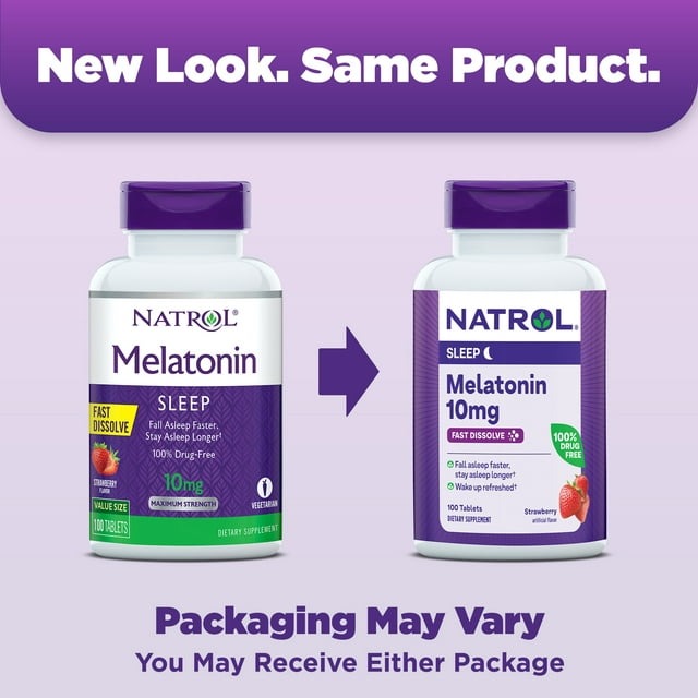 Viên uống cải thiện giấc ngủ Natrol Melatonin Sleep 10mg Viên uống cải thiện giấc ngủ Natrol Melatonin Sleep 10mg - Yêu Hàng Ngoại
