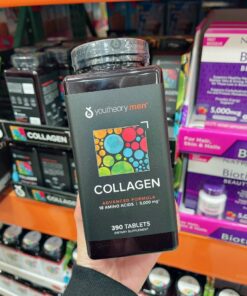 Viên Uống Collagen Cho Nam Youtheory Men Collagen 5000mg – Hộp 390 Viên (Mỹ)